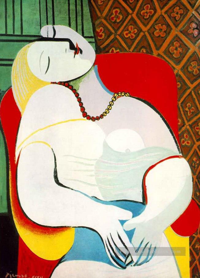 Le Rêve Le Reve 1932 cubiste Pablo Picasso Peintures à l'huile